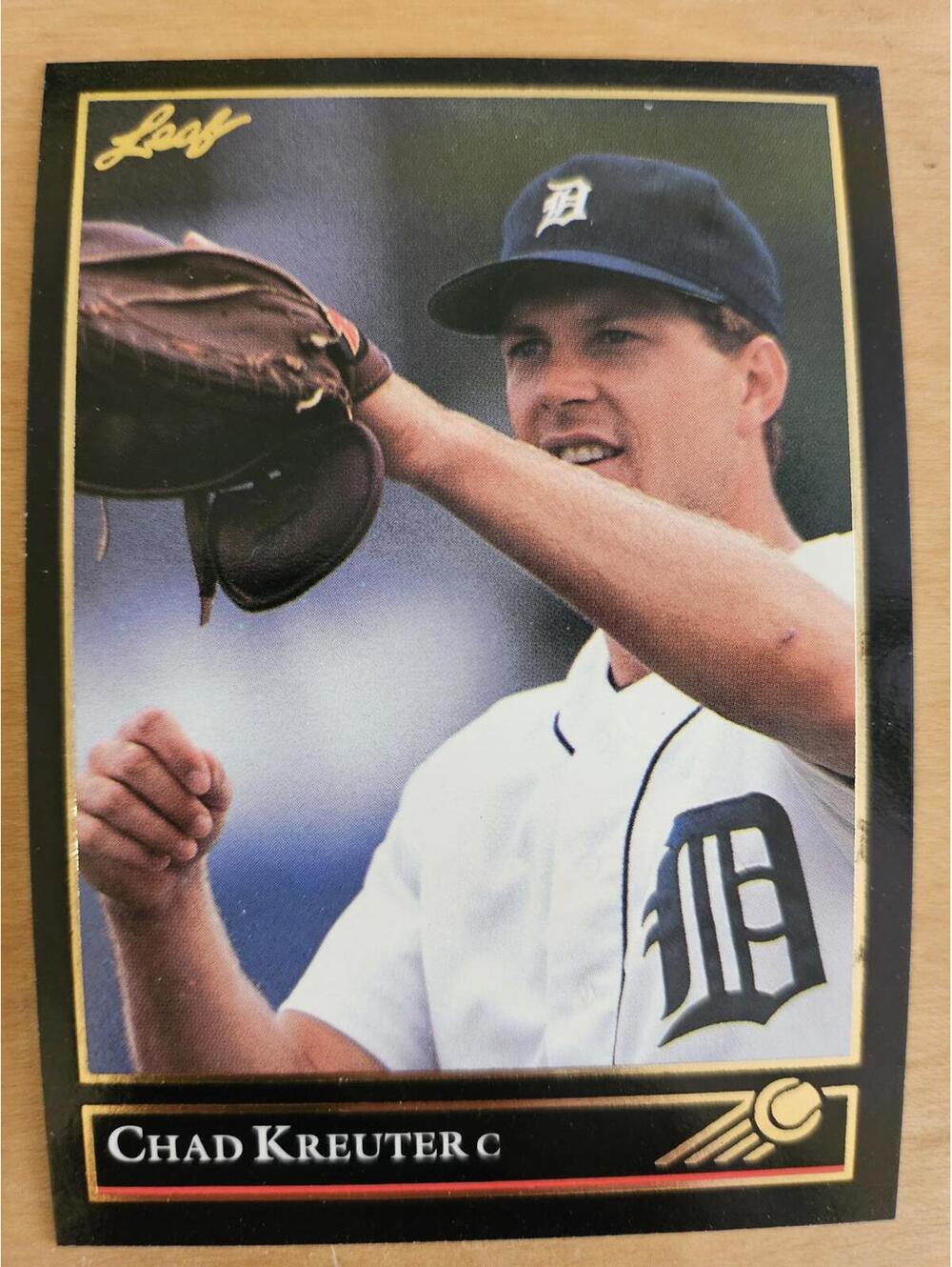 1992 Leaf Chad Kreuter 496a Black Gold Detroit Tigers